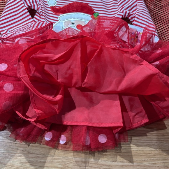 NWT Counting Daisy Christmas 2 pc outfit sz 18 mo. Santa face - Picture 3 of 6